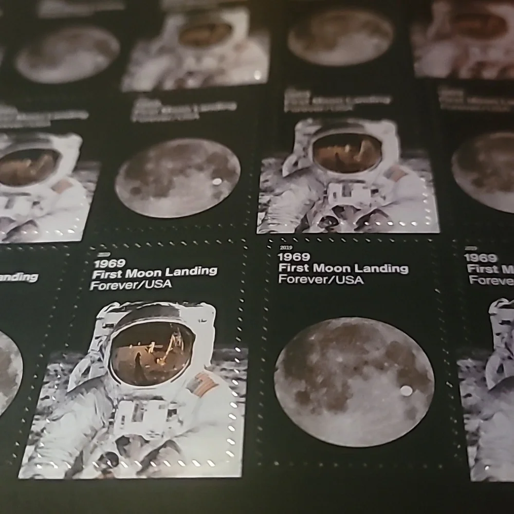 120 USPS 2019 First Moon Landing Forever‎ Stamps Postage Wedding Invite Bachelor